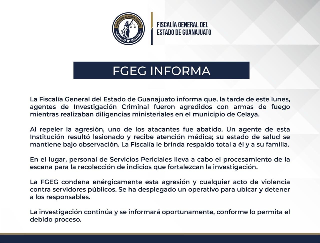 Atacan a ministeriales en Celaya