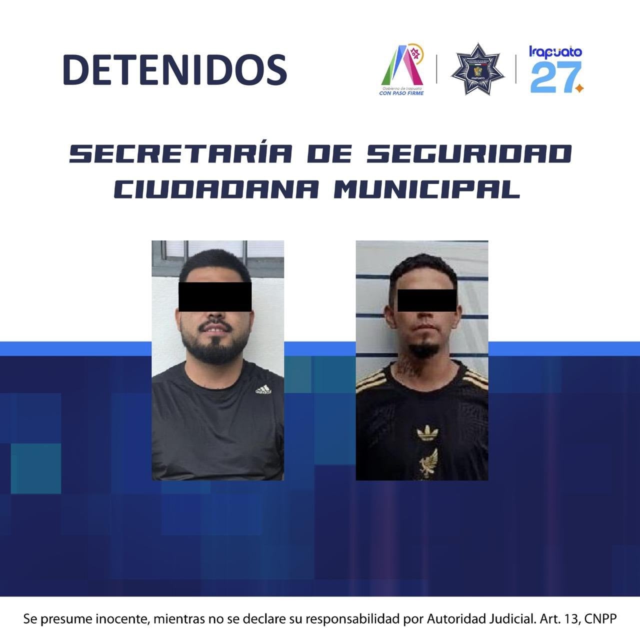 Detenidos en Irapuato