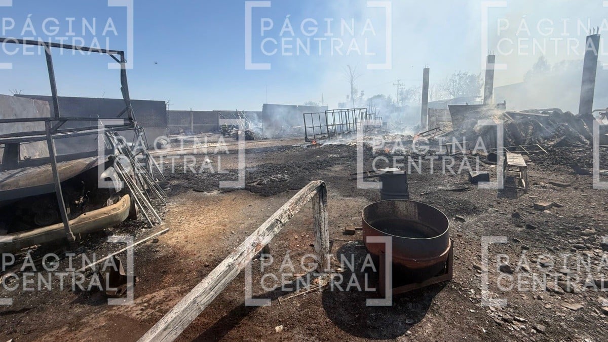 ¡Comenzó en un pastizal! Incendio arrasa bodega en Manuel Doblado