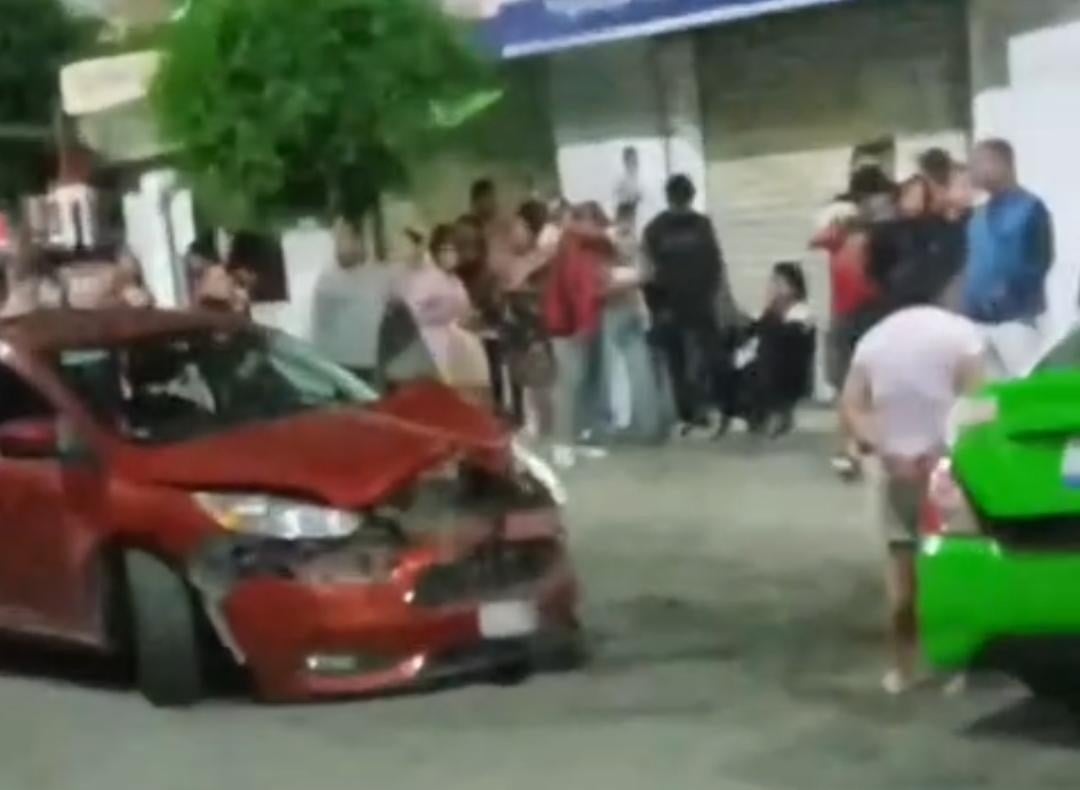 Choque en el Mariano Escobedo