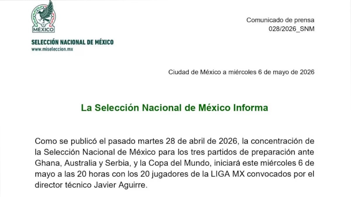 Dan ultimátum a convocados al mundial