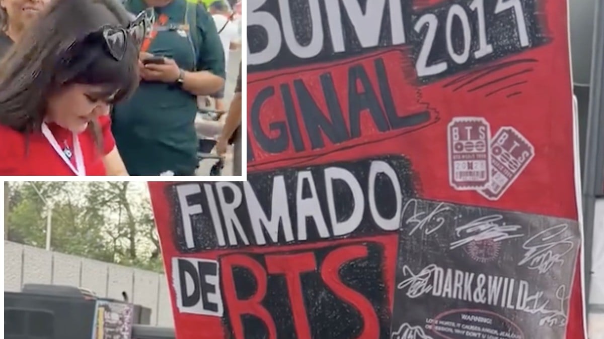¡Lo logró! Guanajuatense intercambia álbum autografiado de BTS por un boleto para el concierto