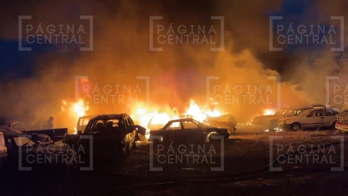 Alerta en Purísima del Rincón: Bomberos combaten incendio en una pensión de autos