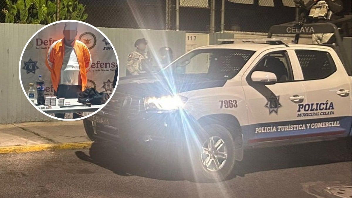 Ladrón armado con un cuchillo roba una tienda de conveniencia en Celaya; así lo atraparon