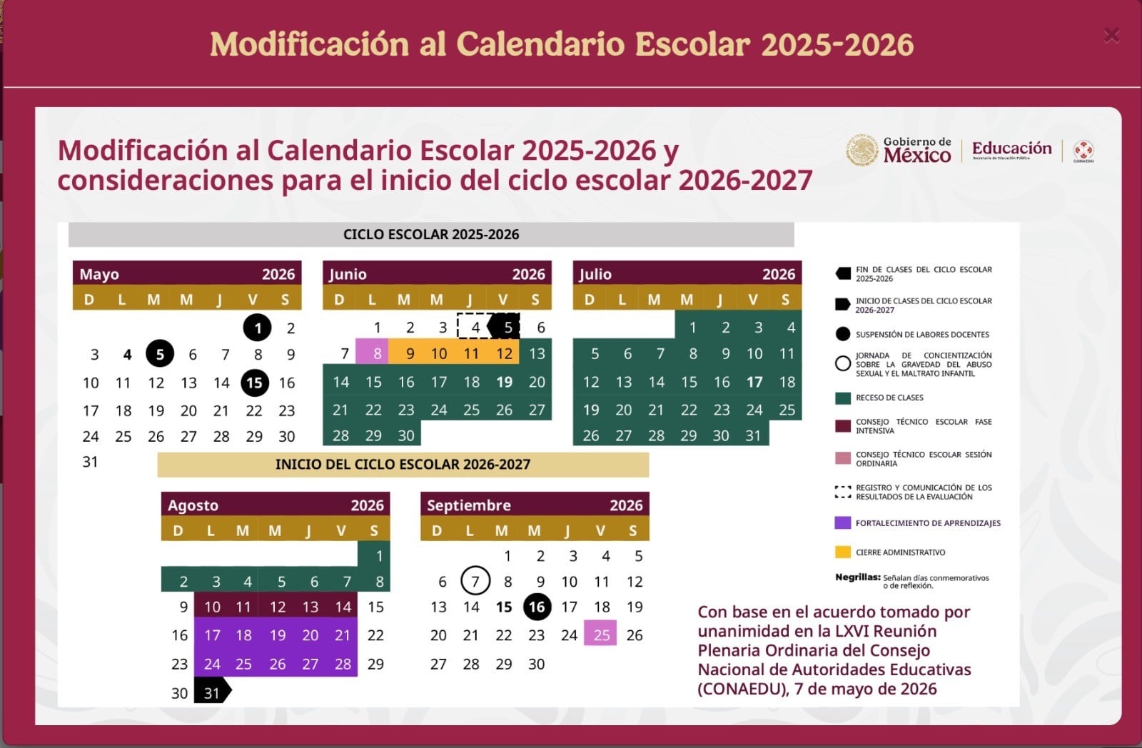 Cierre de clases en Guanajuato