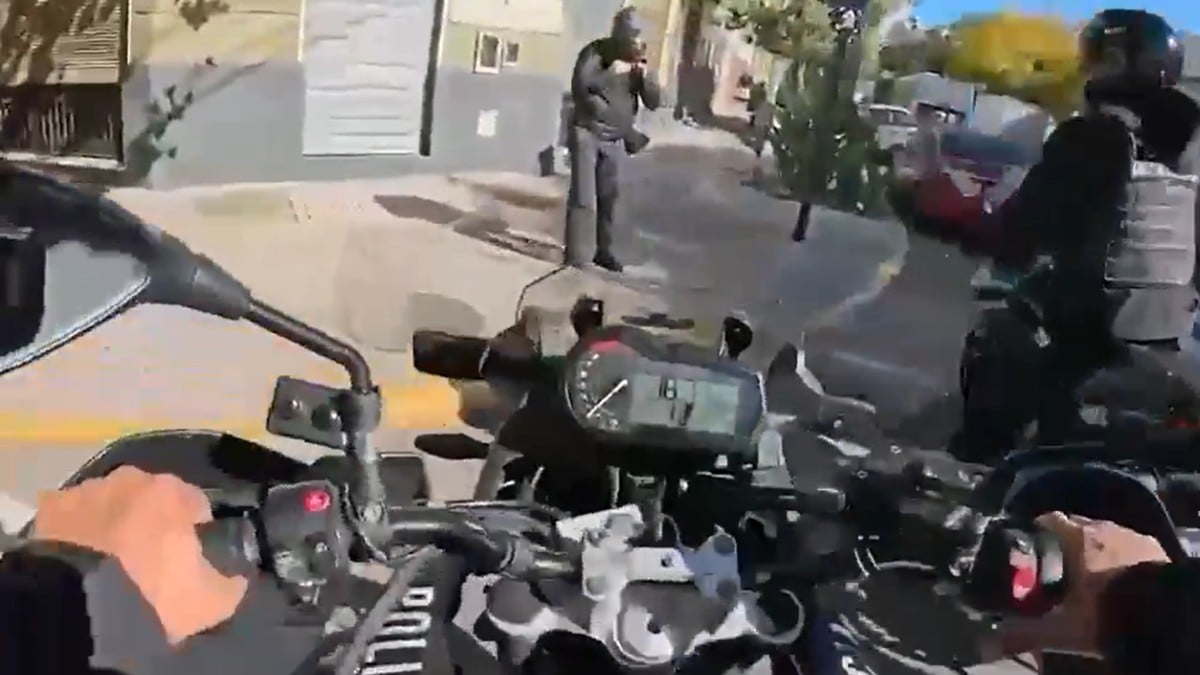 Persecución en moto