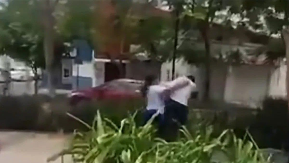 VIDEO ¡Violencia escolar! Compañeras de secundaria se enfrentan a golpes en un parque