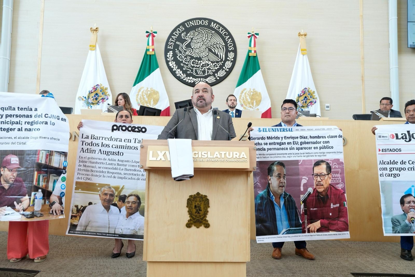 VIDEOS Discuten diputados y se acusan entre PAN y Morena de nexos con el narco