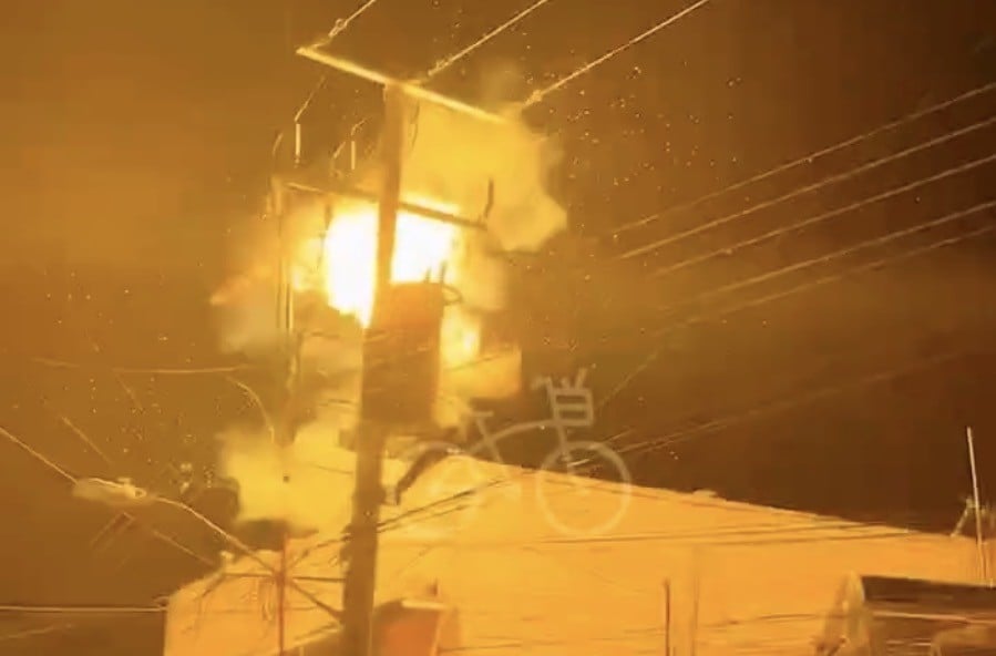 VIDEO ¡Ah qué…, bonitos! Atendían reparación cuando dejaron a toda la colonia sin luz