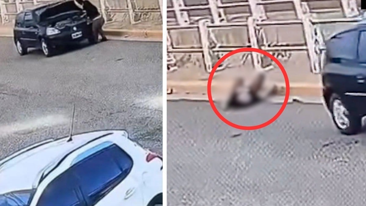 VIDEO Yésica revisaba una falla mecánica cuando fue atropellada por su propio automóvil