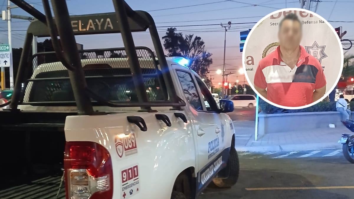 Juan Alberto atacó a una mujer y un hombre con un cuchillo en Celaya; así lo arrestaron