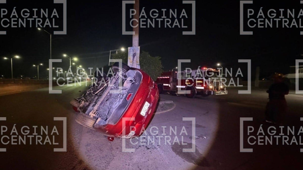 Volcadura fatal sobre la Federal 45