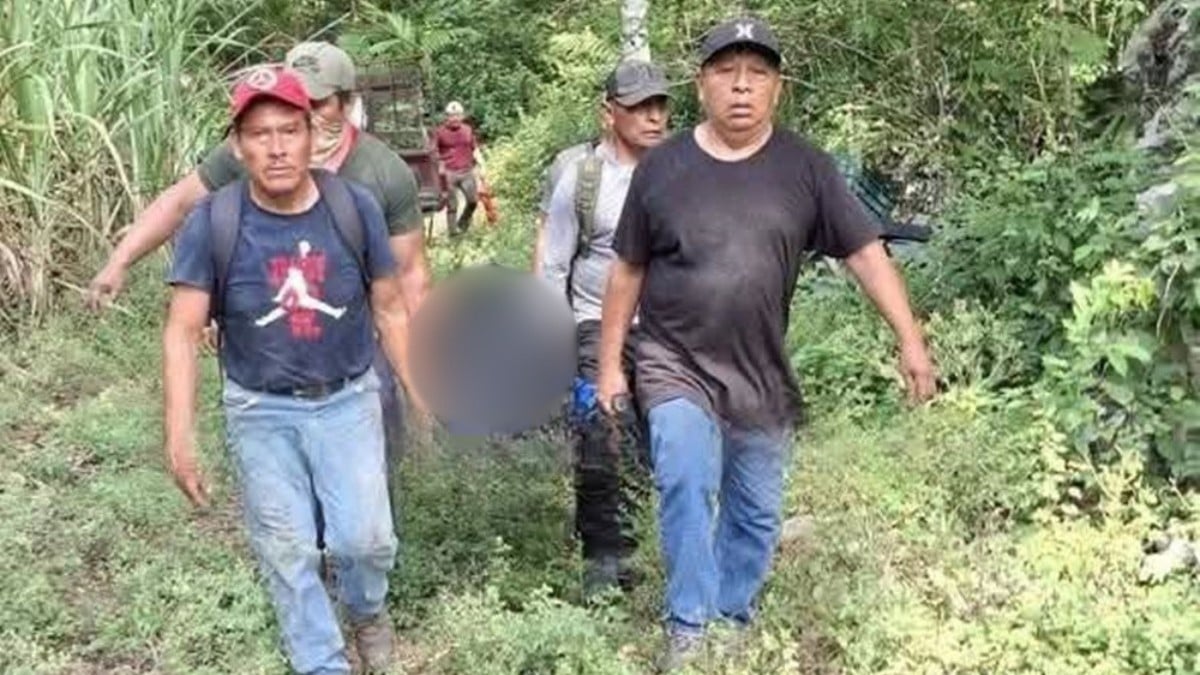 Carlos salió por leña y murió aplastado por roca gigante, no podían rescatar el cuerpo