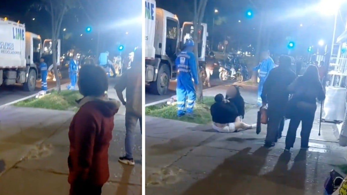 VIDEO Conductor de camión de basura apuñala a una mujer tras discusión en plena calle