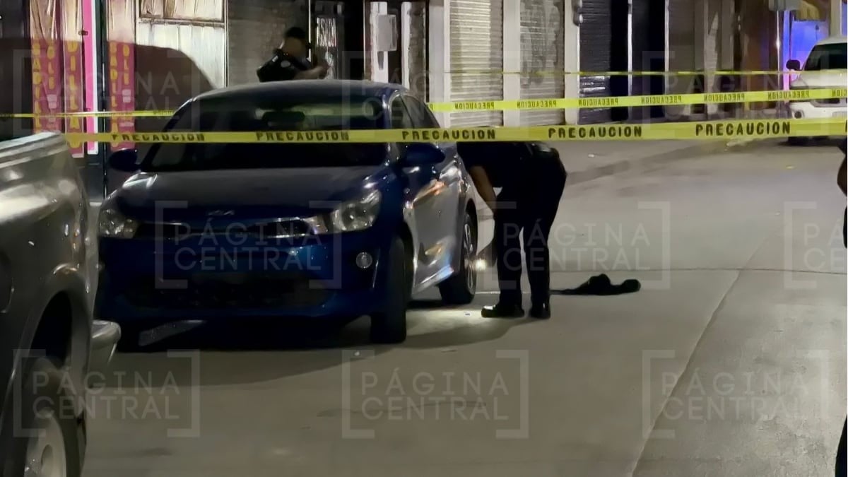 Baleado en su choche sobre Paseo de la Presa,