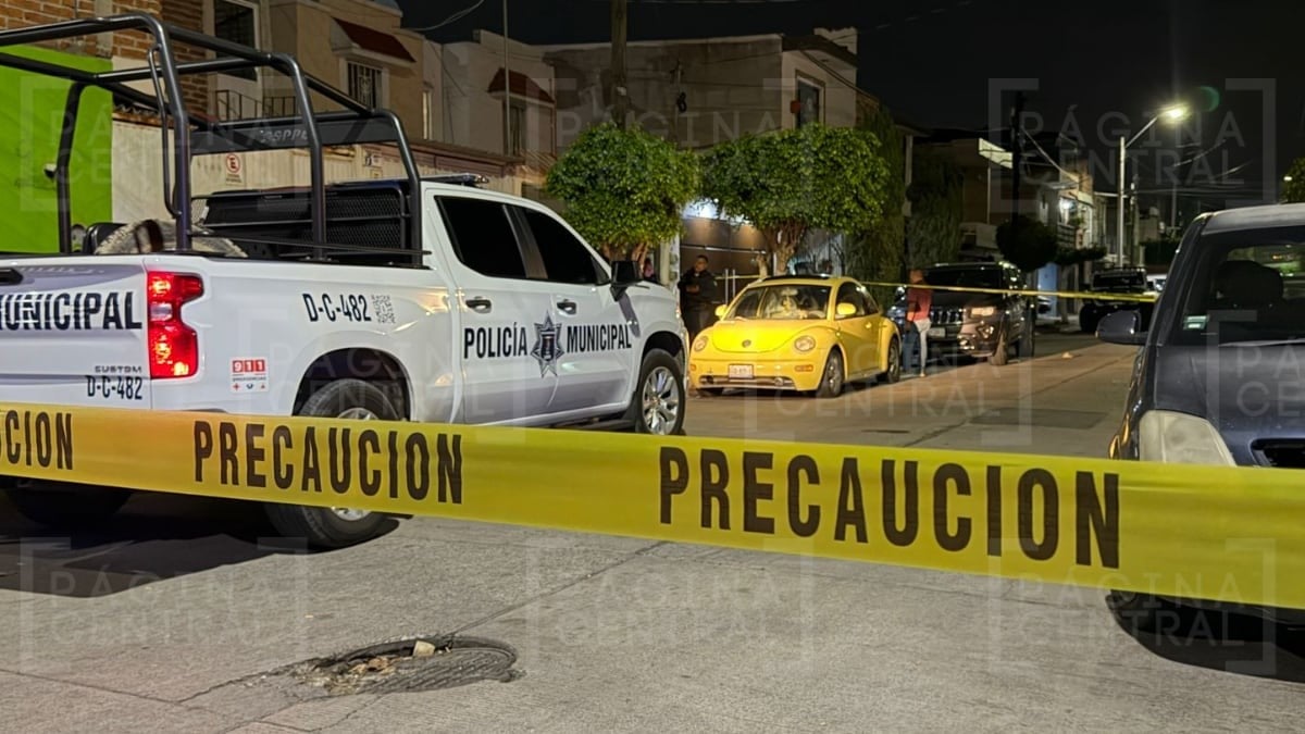 Baleado en Jardines del Valle