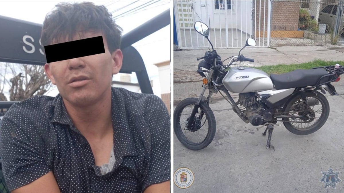¡Persecución en el bulevar San Pedro! Cae hombre armado que iba a exceso de velocidad