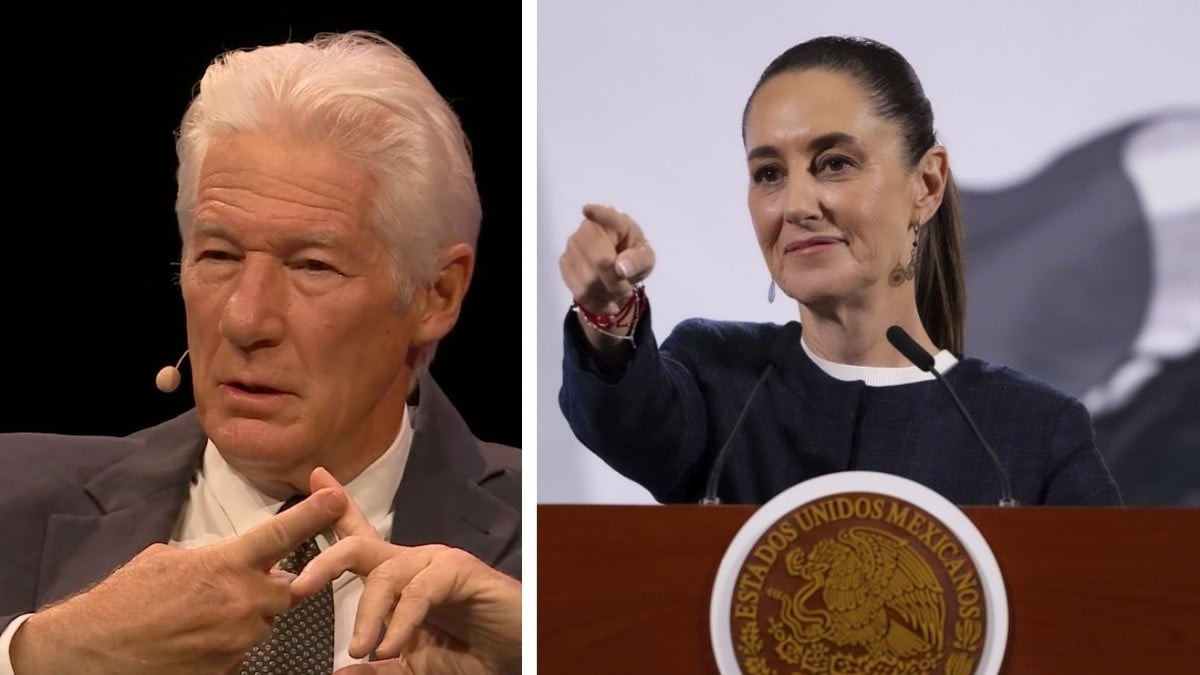 “Tienen una líder en México muy superior a lo que tenemos en EU”: Richard Gere