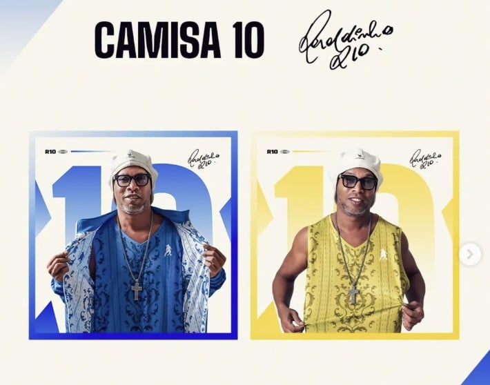 ¡Golazo musical! Ronaldinho lanza “Camisa 10“, su primer álbum