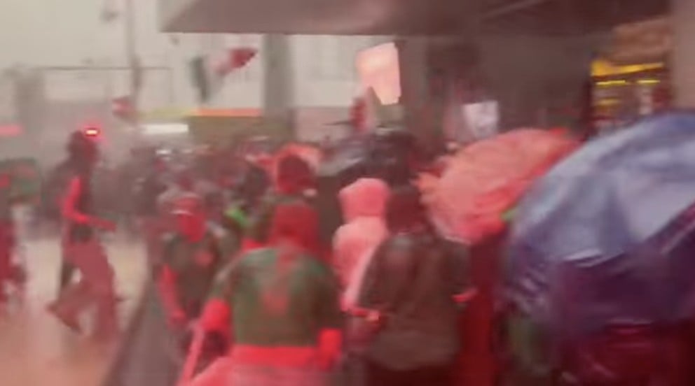 Llueve fuerte en CDMX tras México-Sudáfrica