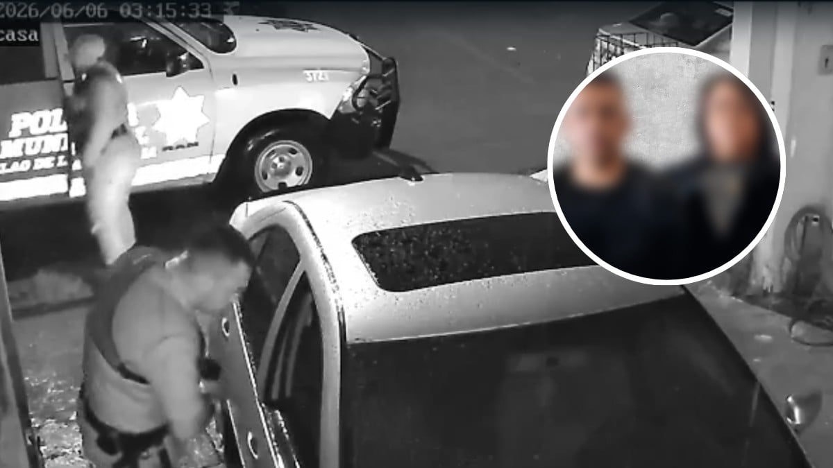 VIDEO ¡Policías rateros! Detienen a dos oficiales de Silao por robar a un ciudadano