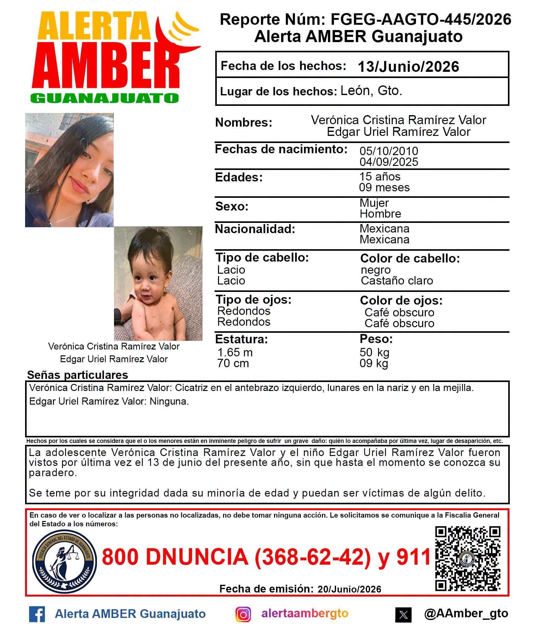 Hermanos desaparecidos en León