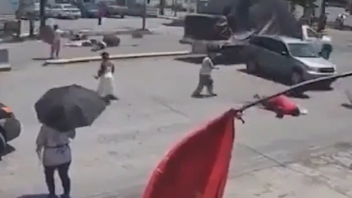 Manifestantes atropellados