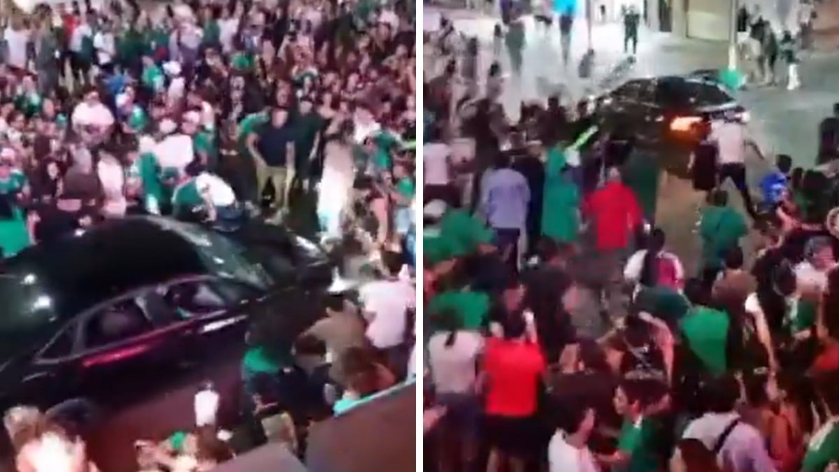 VIDEO ¡Tragedia! Hombre arrolla a multitud durante festejos por el triunfo de México