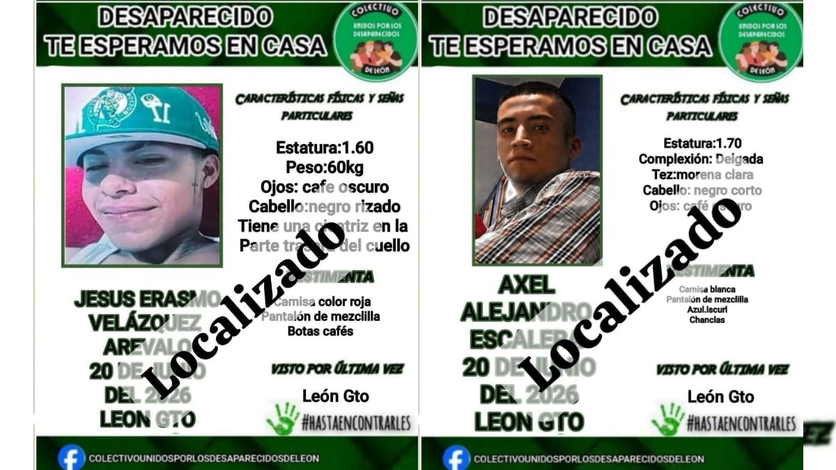 Identifican cuerpos de Jesús y Axel jóvenes desaparecidos en León