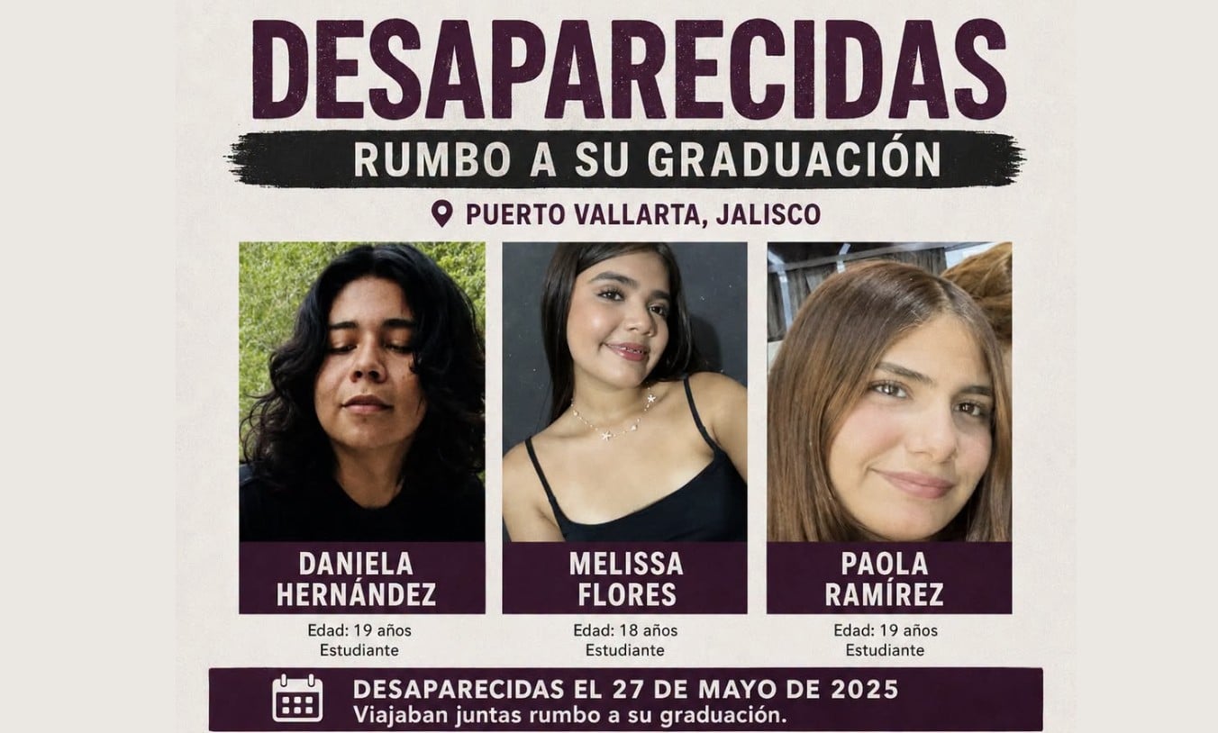 Investigan reclutamiento: Desaparecen tres jóvenes cuando iban a una graduación