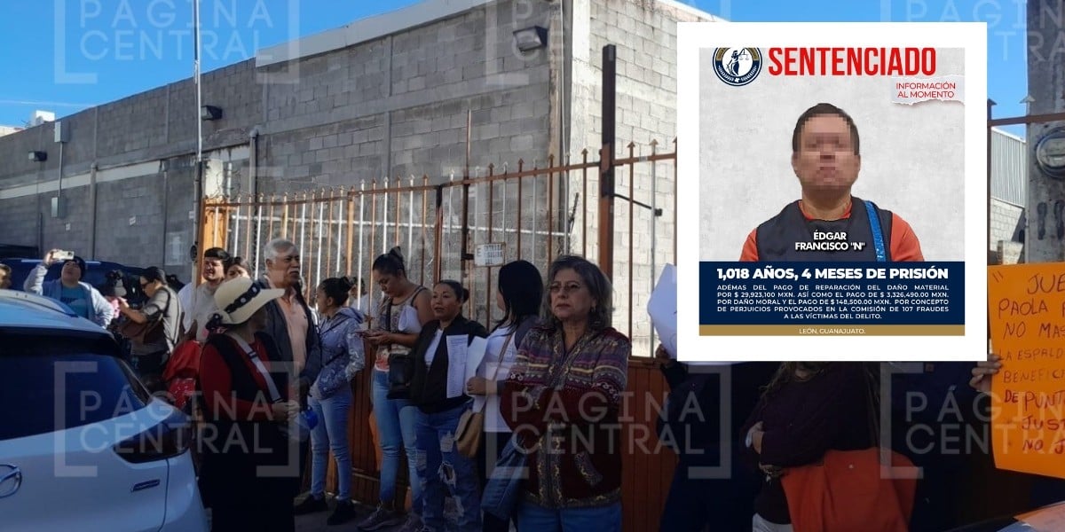 ¡Más de mil años de cárcel! Sentencian a Édgar de Punto Legal por fraude a 107 familias