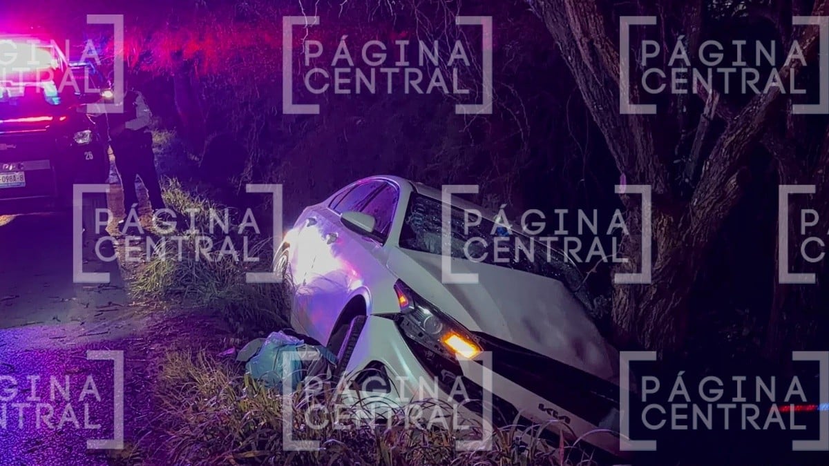 Choque contra un árbol deja dos lesionados en el Tajo a Santana