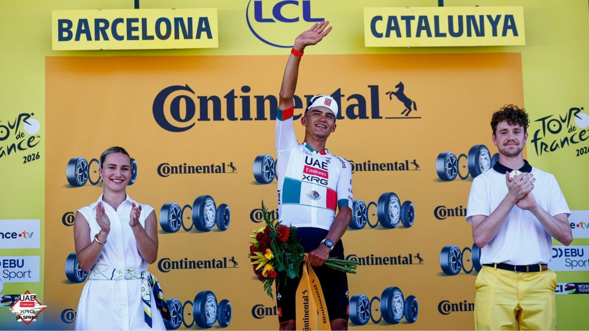 Conquista Isaac del Toro segunda etapa del Tour de Francia