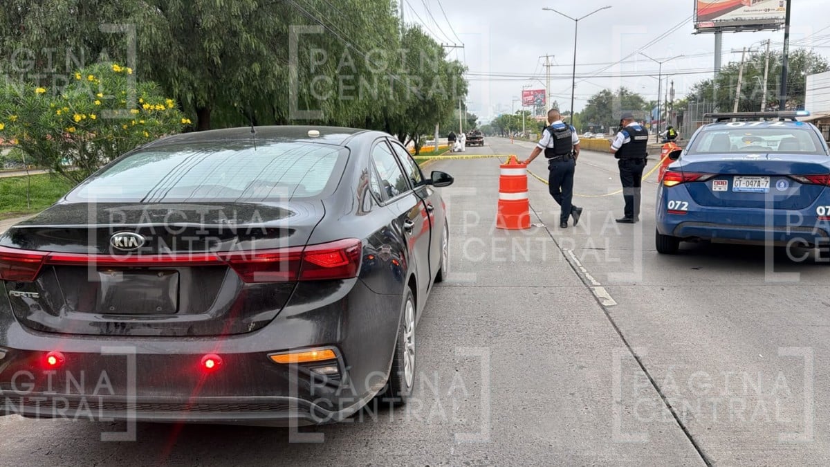 Accidente en el bulevar Las Torres