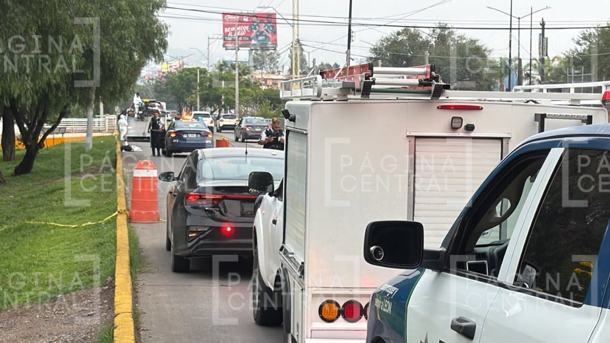 Accidente en el bulevar Las Torres
