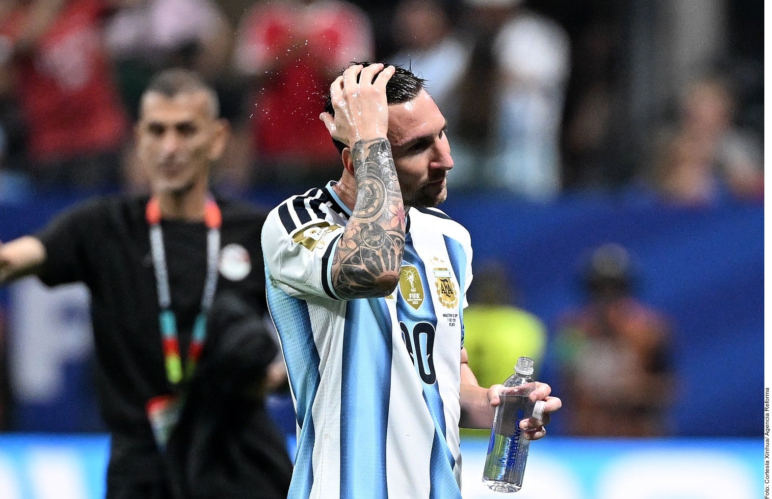 Las 10 caras de Lionel Messi ante Egipto