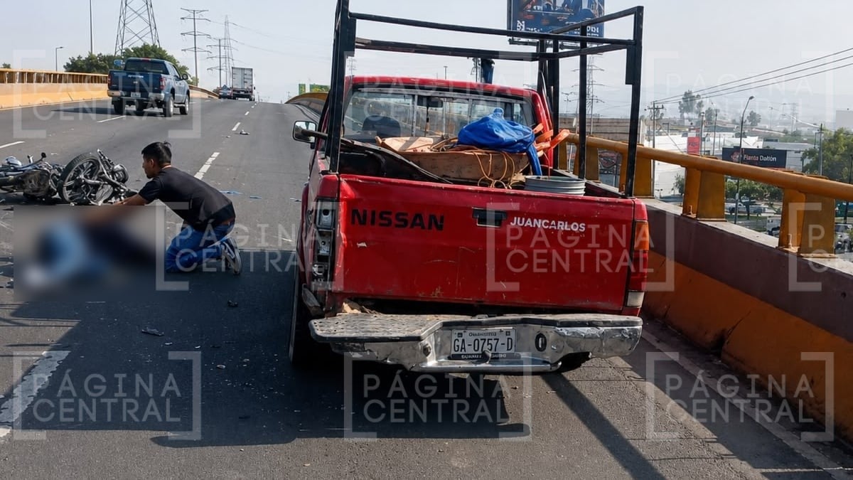 Accidente vial en Fracciones Cañada de Alfaro