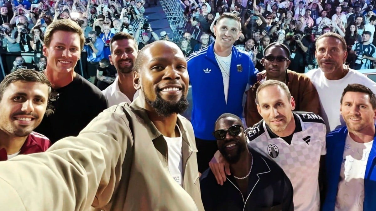 Messi, Rodri, Brady, Djokovic, Durant... una selfie de oro