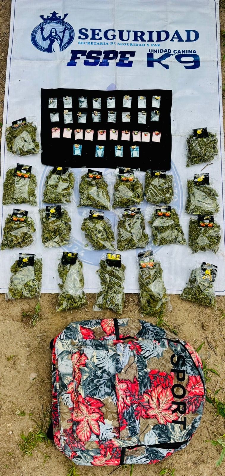 Detenido con drogas