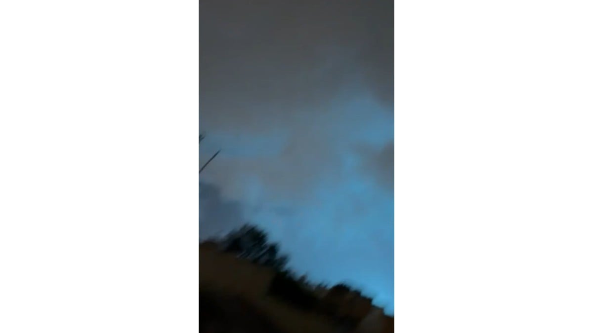 Luces azules en Guadalajara