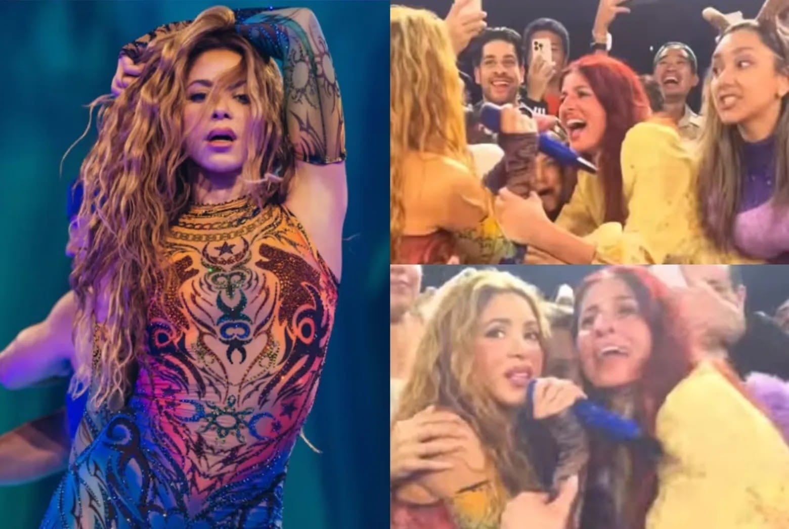 Beso inesperado de una fan a Shakira desata debate en redes sociales