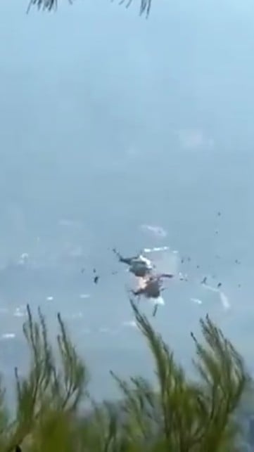 Choque de helicópteros