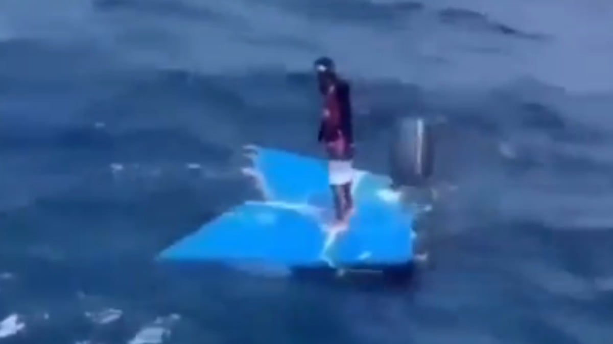 VIDEO Zarparon cuatro pero sólo uno sobrevivió: salvan a náufrago tras 5 días en el océano