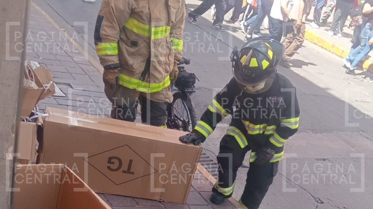 ¿Humo del suelo? Así atendieron esta emergencia en la 5 de mayo en León