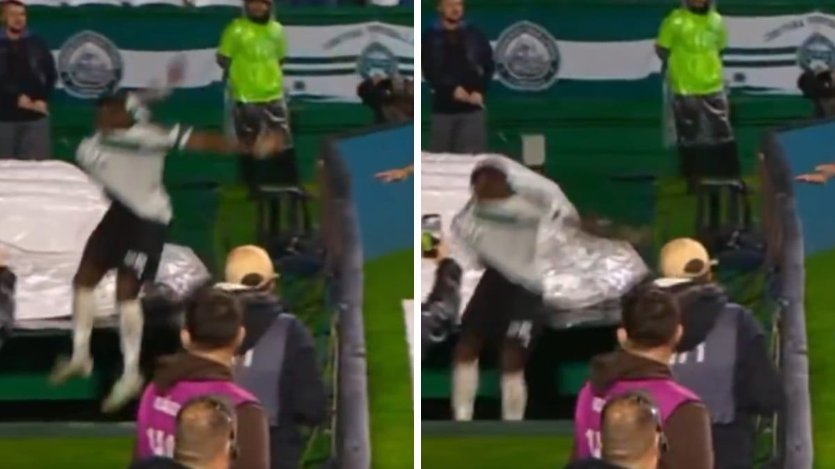 VIDEO ¡Celebraba un gol pero cayó en el túnel de vestuarios! ¿Lo peor? El tanto fue anulado