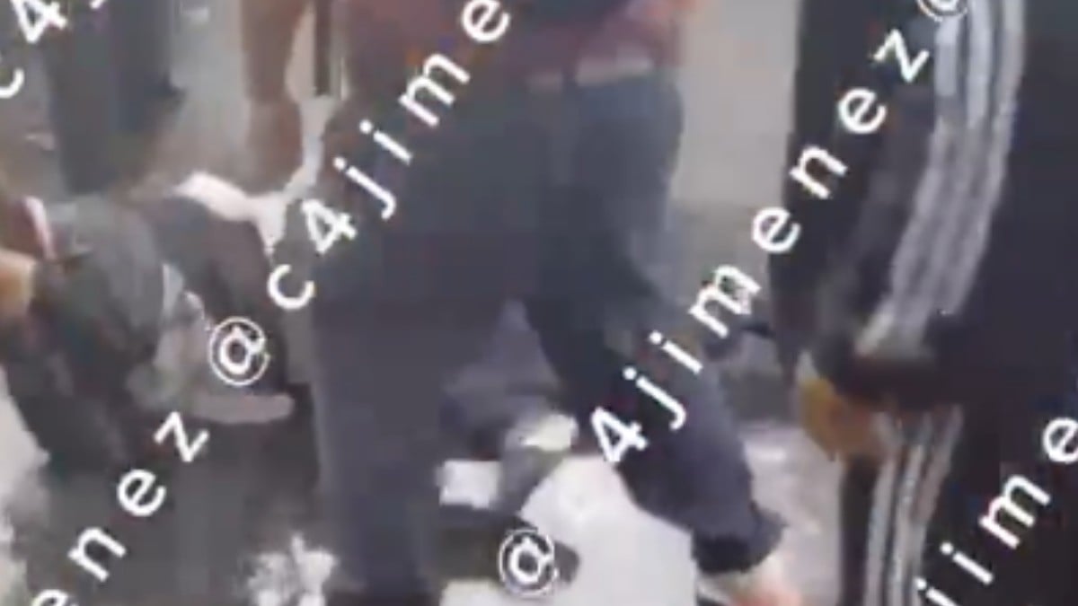 Asaltante sometido