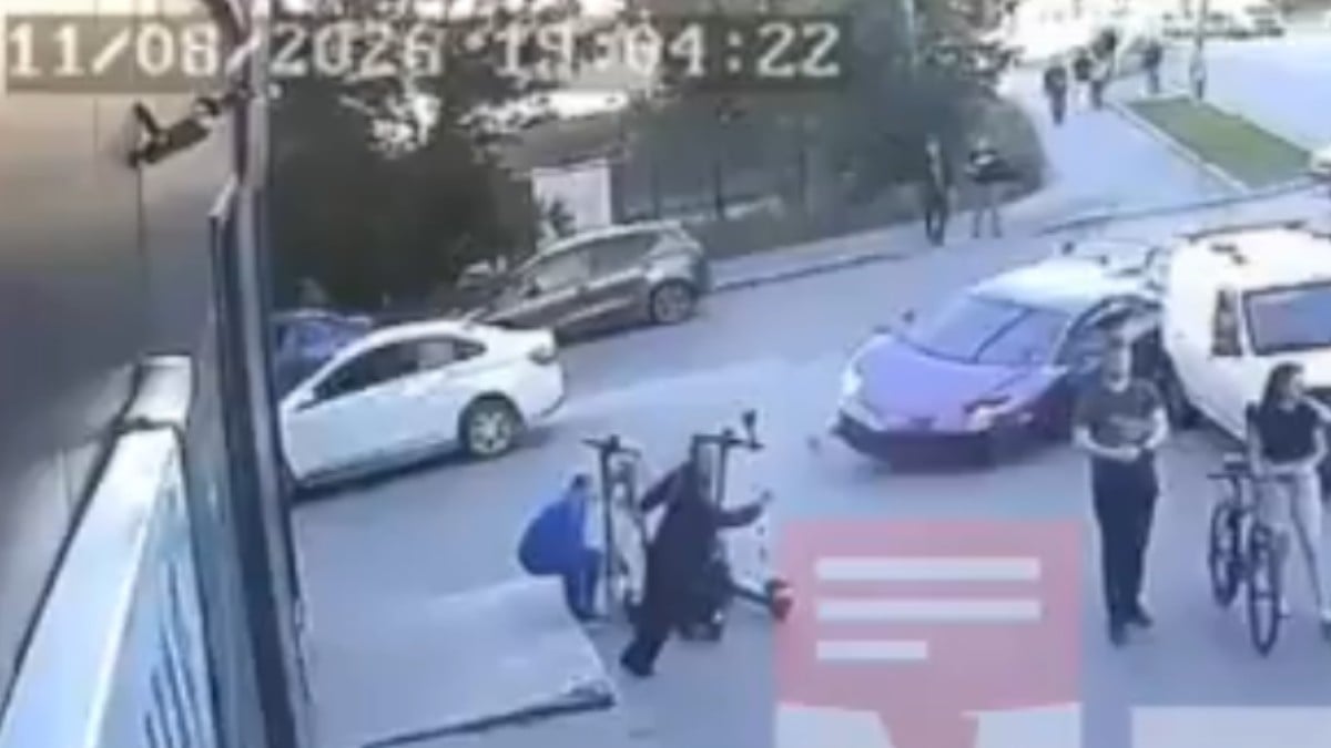 VIDEO ¡Le pasó por encima! Joven estrella su Lamborghini contra un veterano de guerra