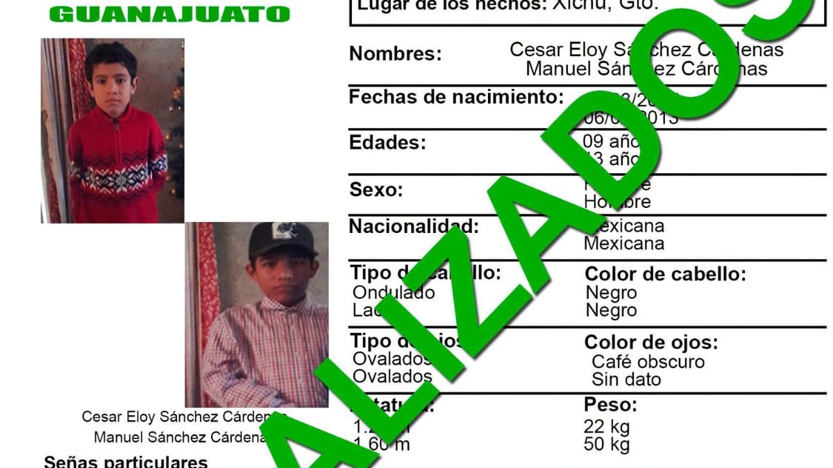 ¡Aparecieron con vida! Encuentran a los dos hermanitos que desaparecieron en Xichú