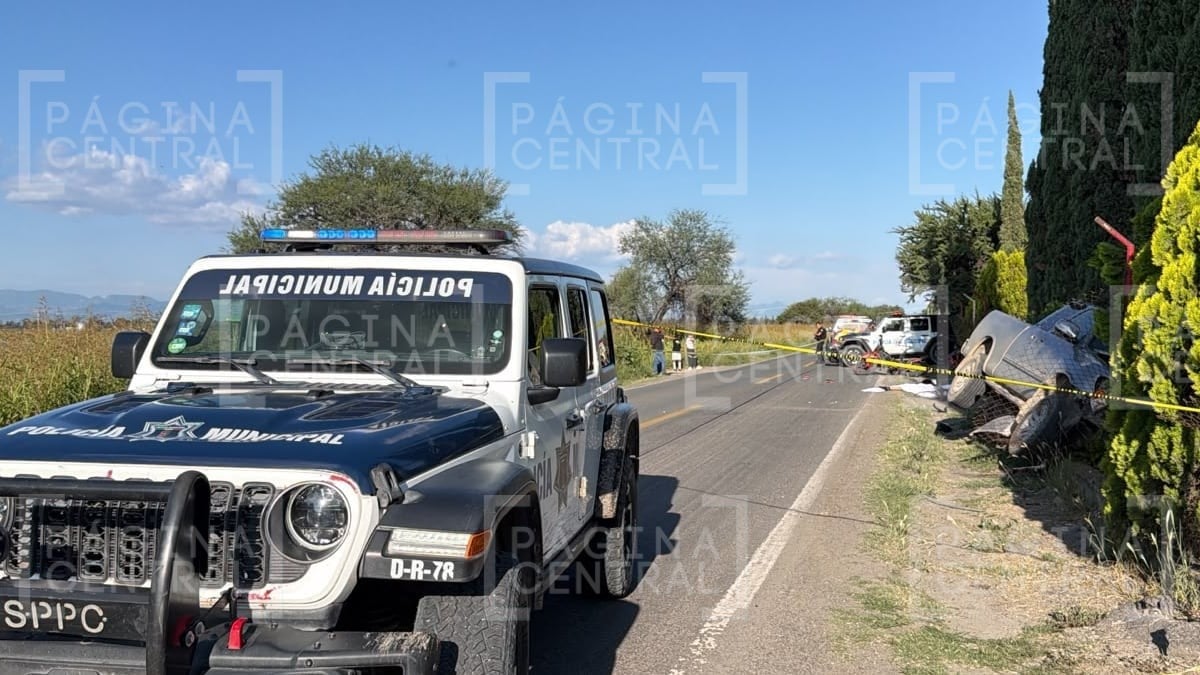 Accidente en la carretera León-Los Ramírez
