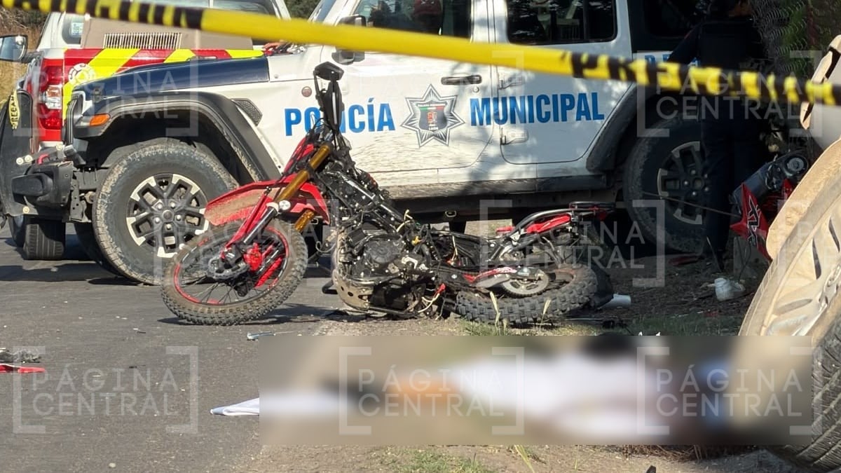 Muere motociclista y mujer queda grave tras accidente en la León-Los Ramírez